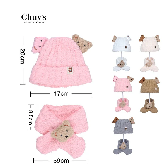 Gorro de Peluche con Orejitas