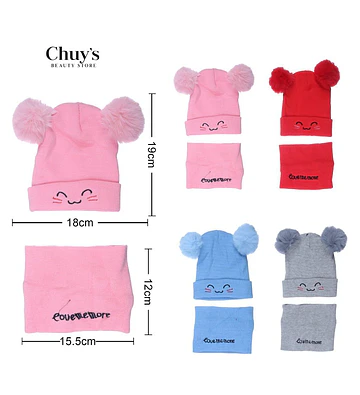 Gorro de Invierno con Pompones - Chuys Beautys | Chuy's Beautys Store