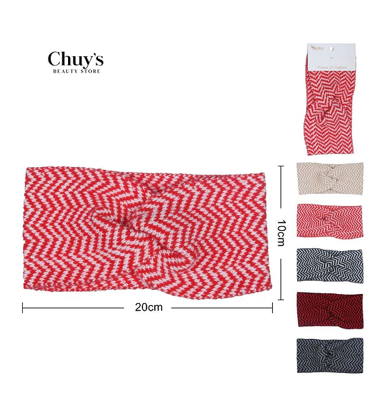 Diadema Tejida Estilo Chevron