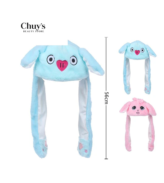 Gorro De Peluche Con Orejas
