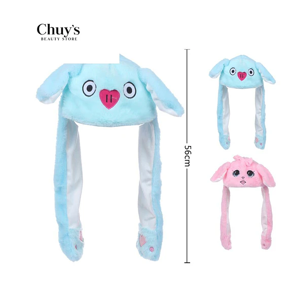Gorro De Peluche Con Orejas