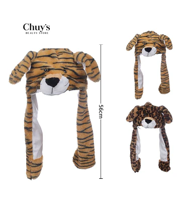 Gorro De Peluche Tigre - Chuys Beautys | Chuy's Beautys Store