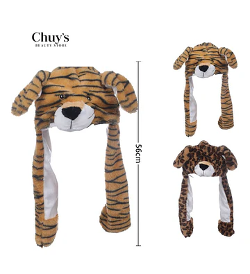 Gorro De Peluche Tigre - Chuys Beautys | Chuy's Beautys Store