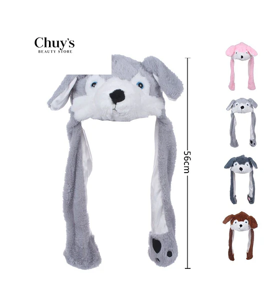 Gorro De Peluche Perro