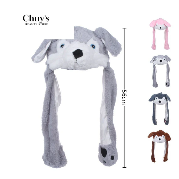 Gorro De Peluche Perro