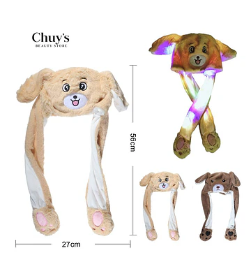 Gorro De Peluche Con Orejas De Perro - Chuys Beautys | Chuy's Beautys Store