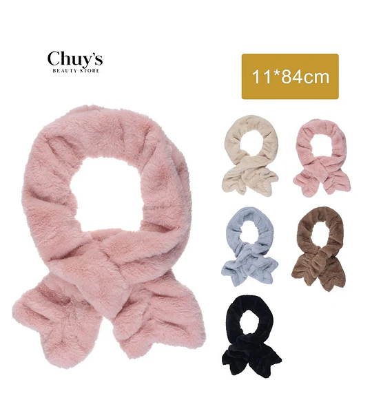 Bufanda De Peluche Para El Cabello