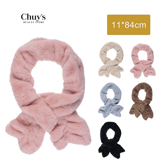 Bufanda De Peluche Para El Cabello