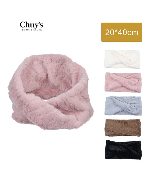 Bufanda De Peluche Para El Cabello