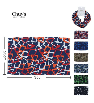 Bufanda Multifuncional Estampada - Chuys Beautys | Chuy's Beautys Store