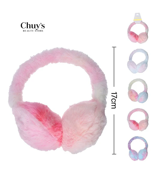 Orejeras de Peluche Coloridas