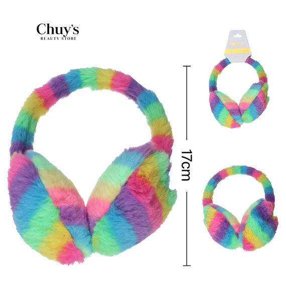 Audífonos De Peluche Coloridos