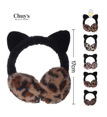 Orejeras De Piel Sintética Con Orejas De Gato - Chuys Beautys | Chuy's Beautys Store