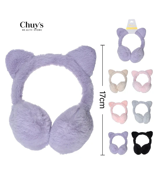 Auriculares De Peluche Con Orejas