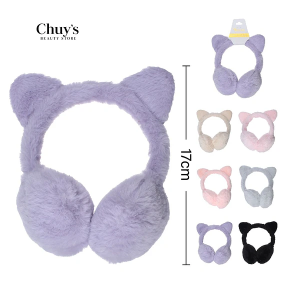 Auriculares De Peluche Con Orejas