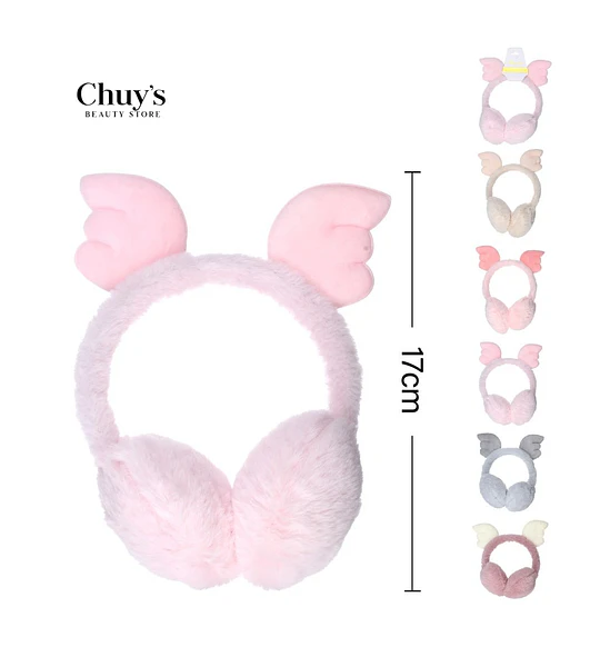 Audífonos de Peluche con Alas