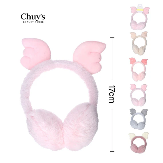 Audífonos de Peluche con Alas