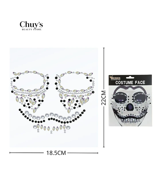 Pintura Facial Calavera Decorativa