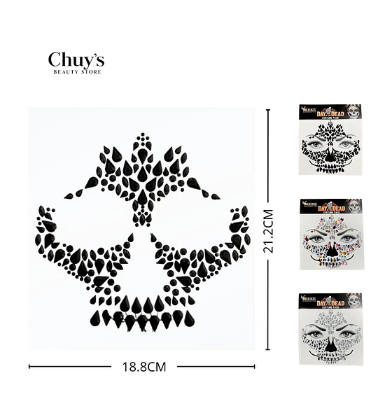 Calcomanía Facial Decorativa