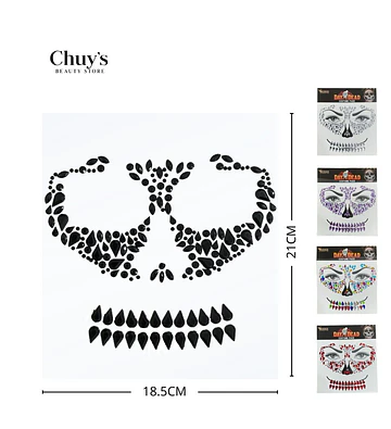 Calcomanías para Maquillaje de Día de Muertos - Chuys Beautys | Chuy's Beautys Store