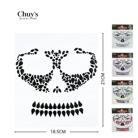 Calcomanías para Maquillaje de Día de Muertos