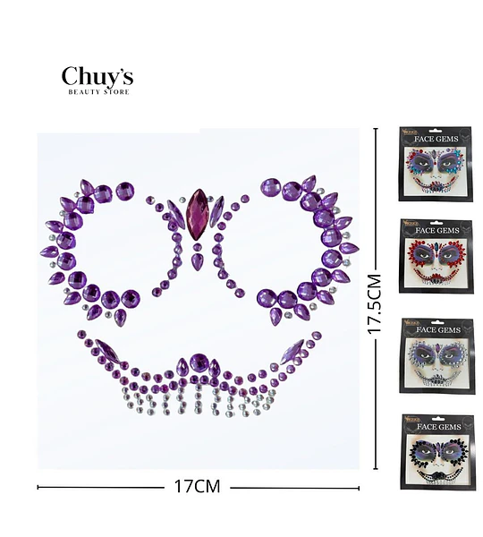 Gemas Faciales Moradas