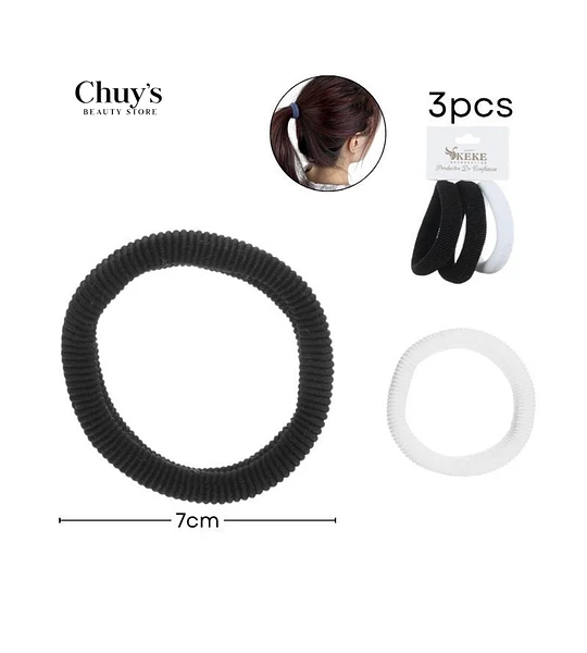 Coletas de Cabello 3 Piezas