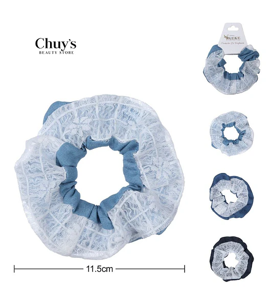 Scrunchie Doble Tela