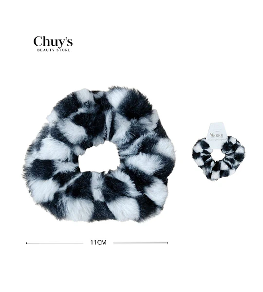 Scrunchie De Pelo De Piel Sintética