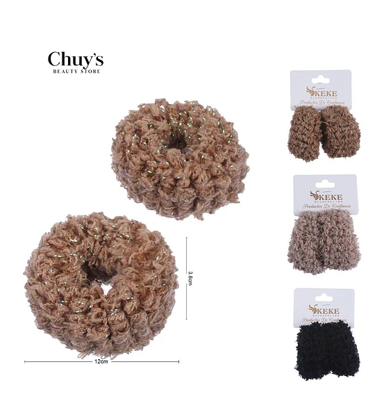 Donas de Cabello con Brillos