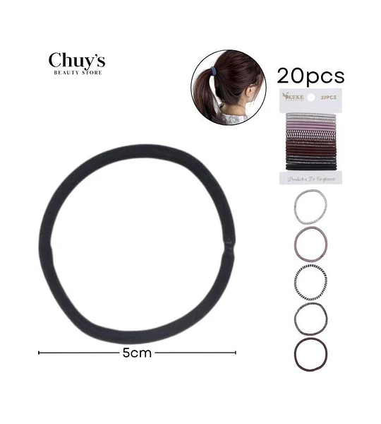 Elásticos Para Cabello 20 Pcs