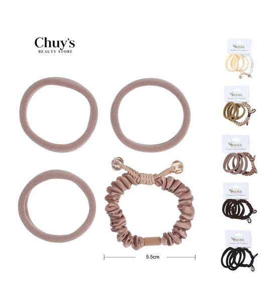 Colección de Scrunchies y Lazos para Cabello