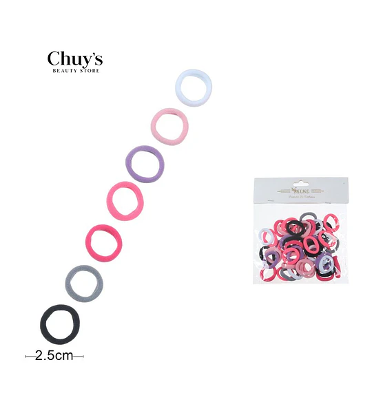 Gomas Para Cabello Multicolor