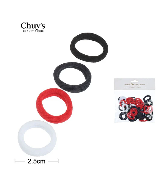 Gomas Para Cabello 2.5cm