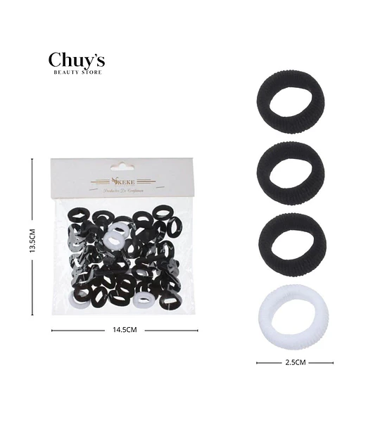 Gomas Para Cabello Pack 30 Unidades