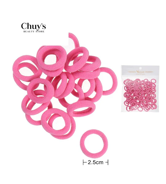 Gomas Para Cabello Rosa
