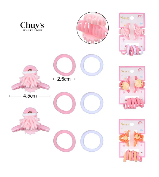Set de Accesorios para Cabello