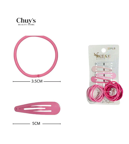 Set de Accesorios para Cabello