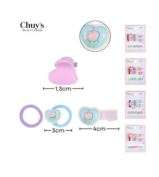 Set de Accesorios para Cabello