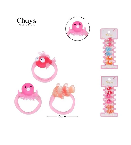 Colección de Gomas de Pelo Marinas