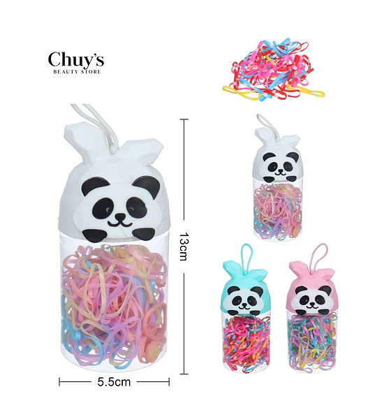 Colección de Ligaduras de Cabello Panda
