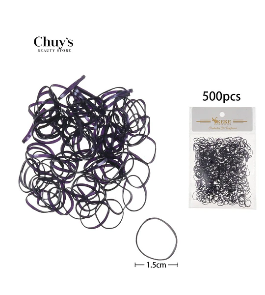 Gomitas Para Cabello 500 Piezas