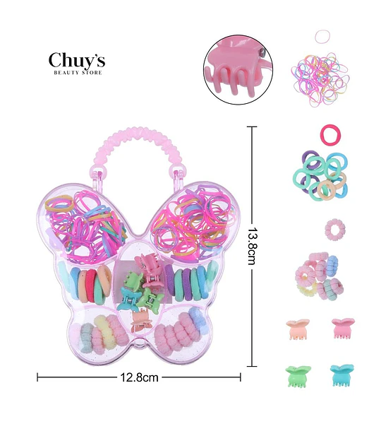 Set de Accesorios para Cabello Mariposa