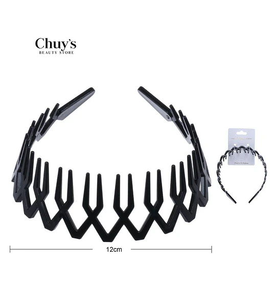 Diadema Geométrica Negra