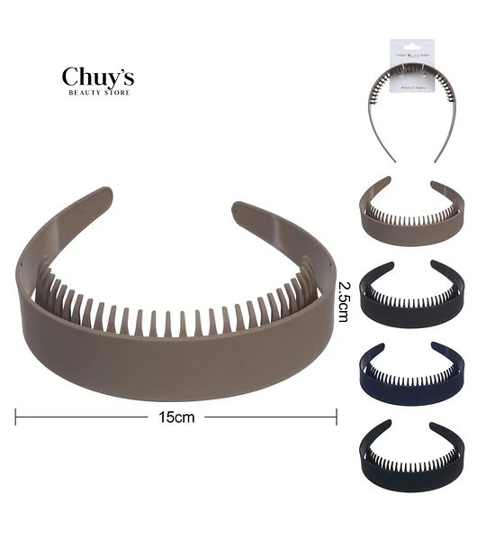 Diadema Plástica Ancha