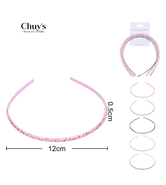 Diadema Brillante Rosa