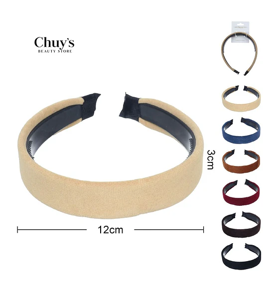 Diadema de Tela Beige