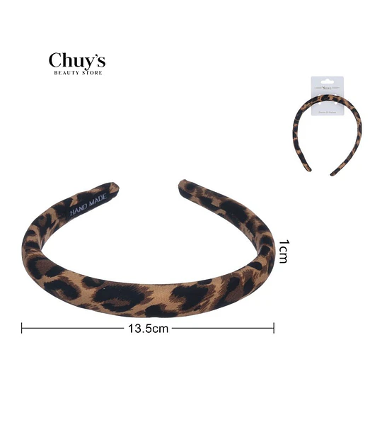 Diadema Estampada Leopardo