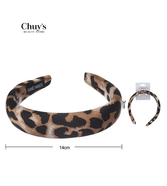 Diadema Estampada Animal Print