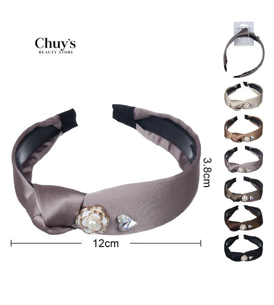Diadema Elegante con Perlas y Brillantes